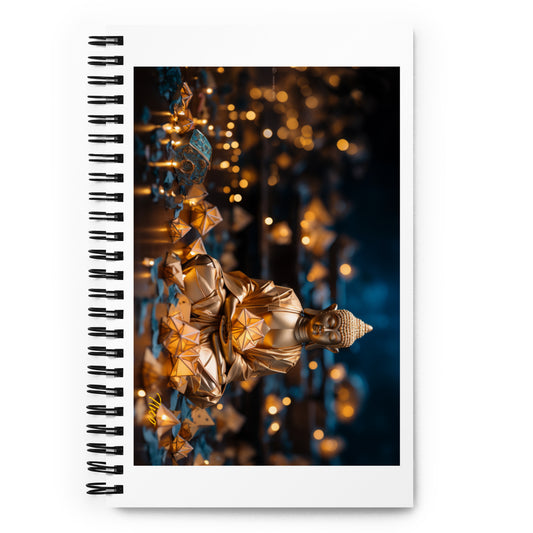 Ascending Buddha Series Print #9 - Spiral notebook