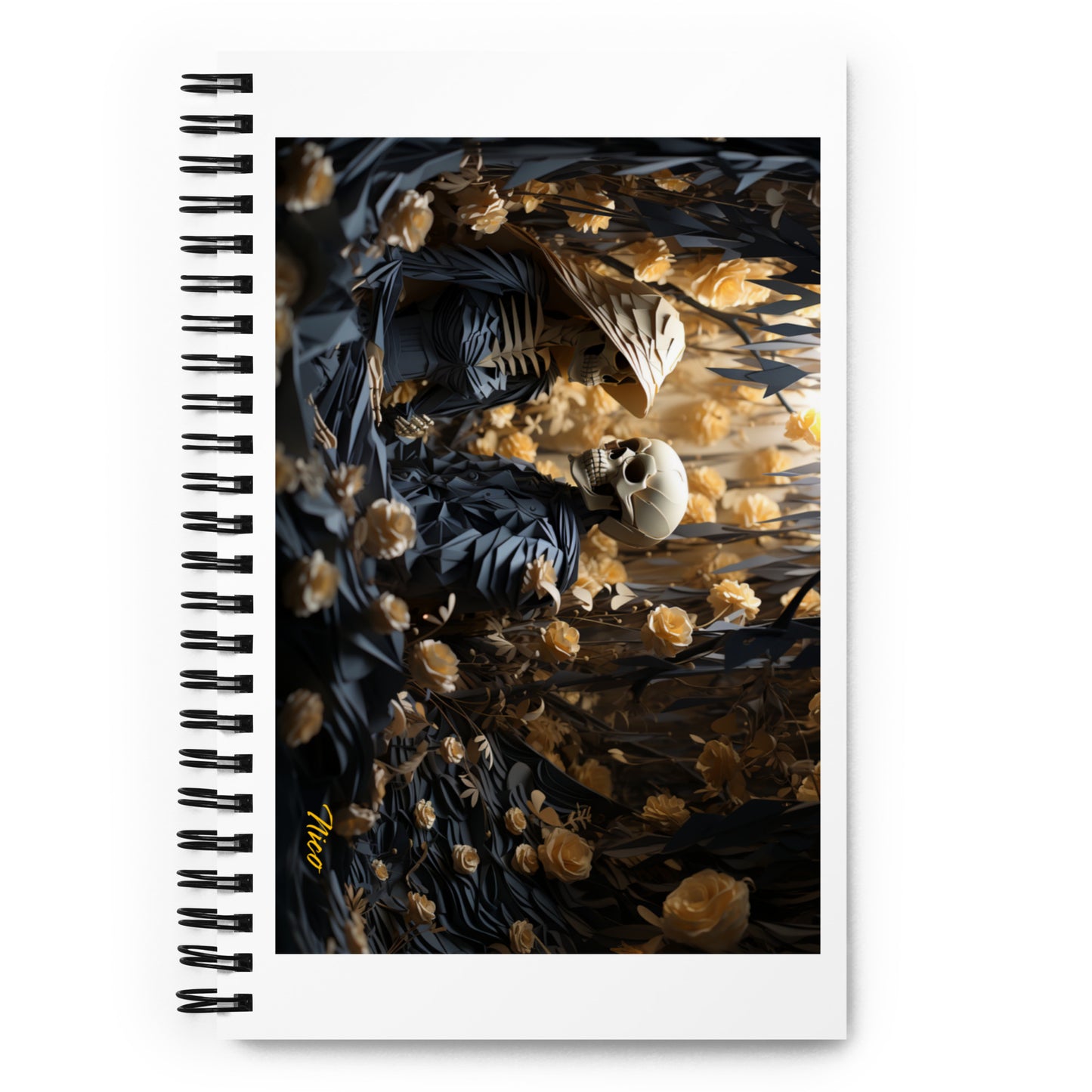 Halloween 2024 Series Print #4 - Spiral Notebook