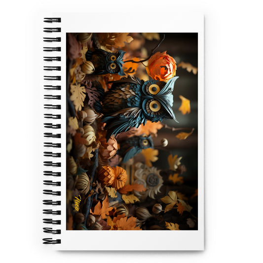 Halloween 2024 Series Print #8 - Spiral Notebook