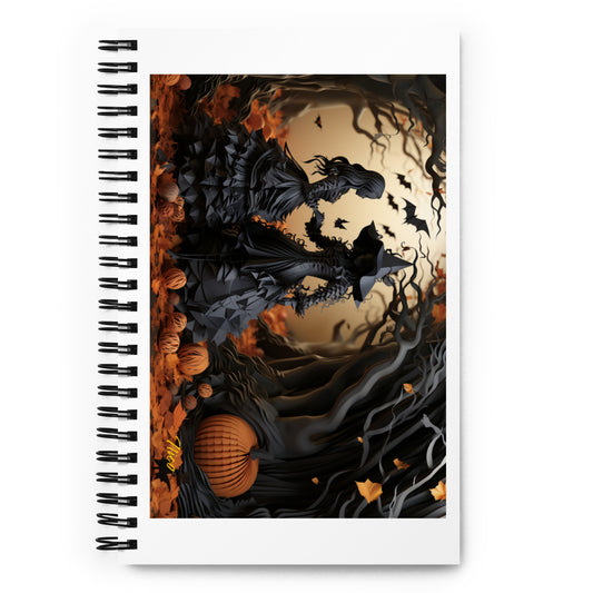 Halloween 2024 Series Print #9 - Spiral Notebook