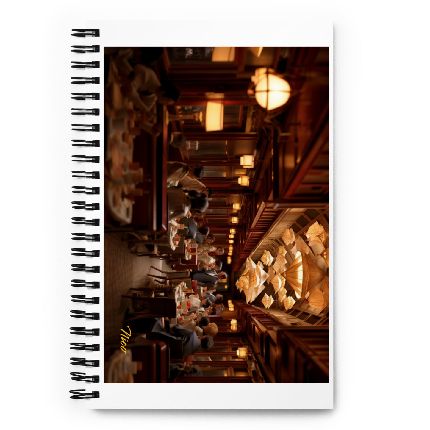 Orient Express Series Print #8 - Spiral notebook