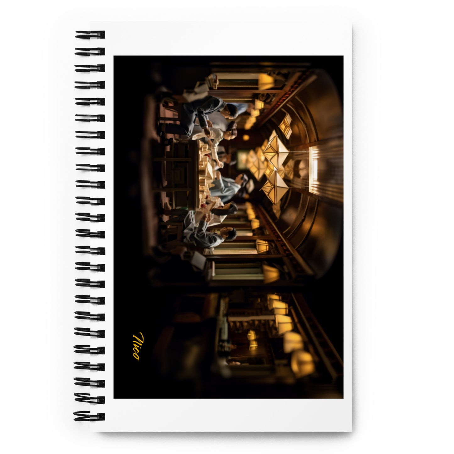 Orient Express Series Print #6 - Spiral notebook