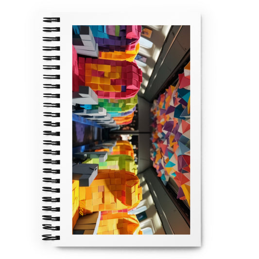 Frequent Flyer Miles Series Print #4 - Spiral notebook