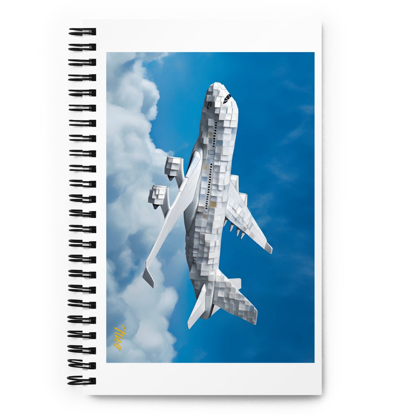 Frequent Flyer Miles Series Print #5 - Spiral notebook