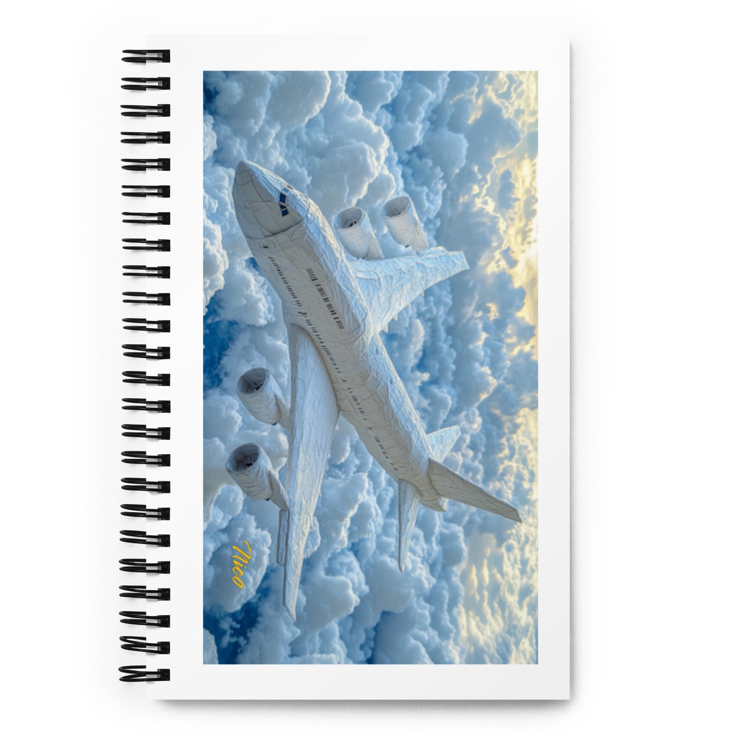 Frequent Flyer Miles Series Print #10 - Spiral notebook