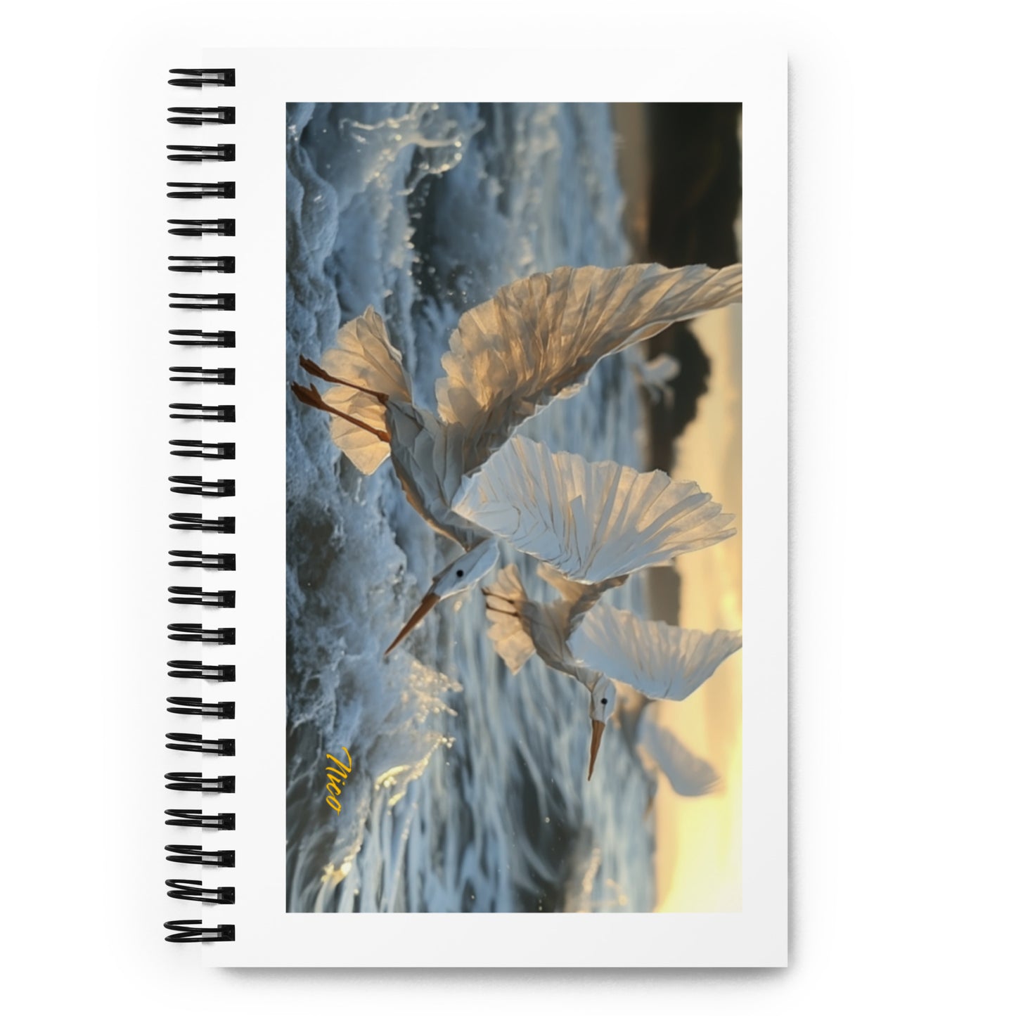 By The Seaside Print #10 - Spiral notebook