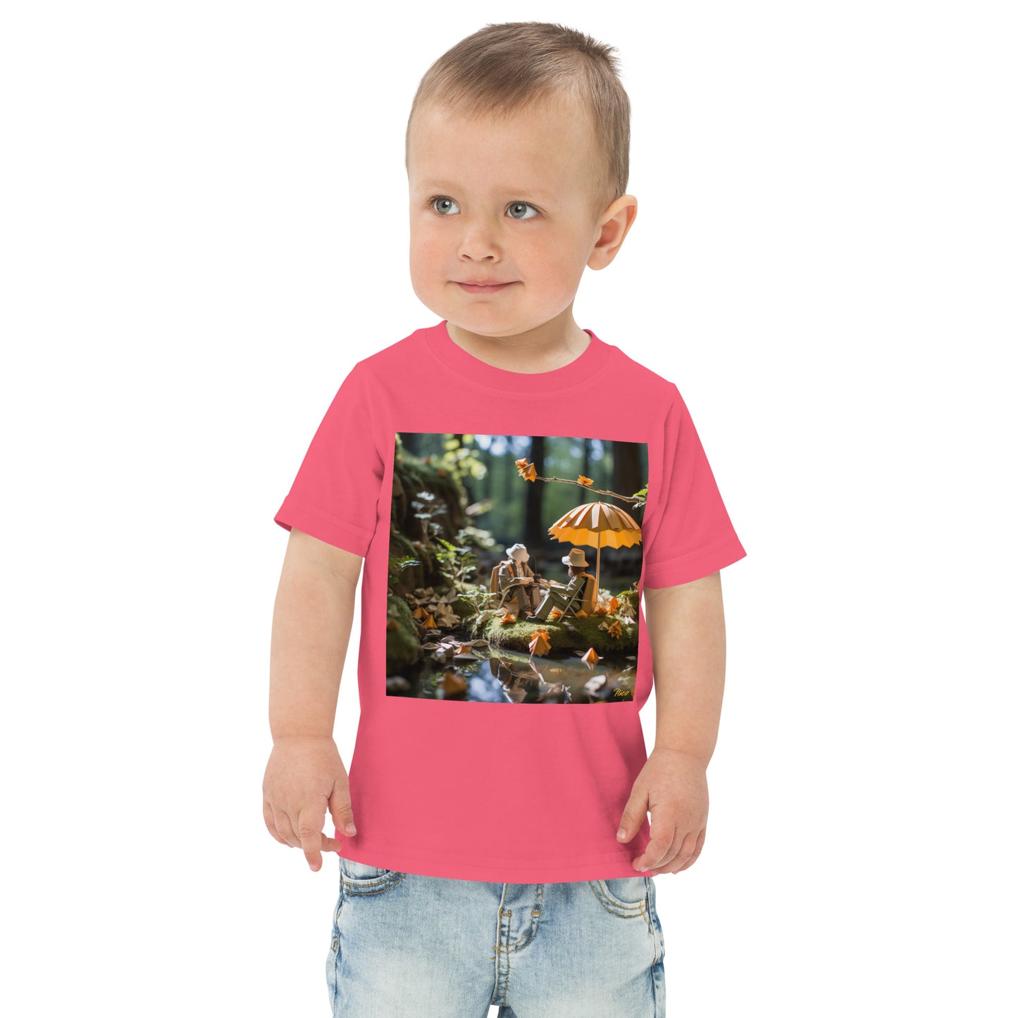 Relaxing By The Brook Series Print #2 - Toddler jersey t-shirt