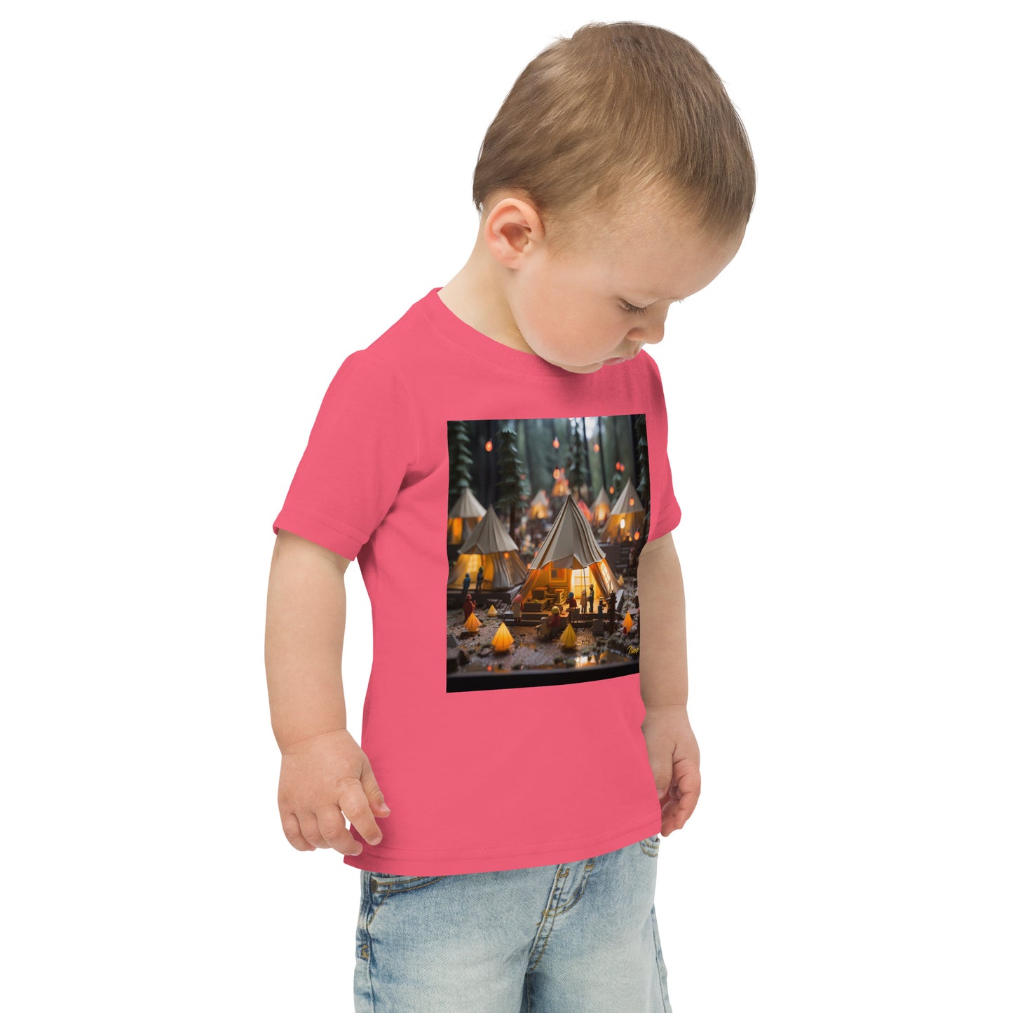 Camping In The Rain Series Print #10 - Toddler jersey t-shirt