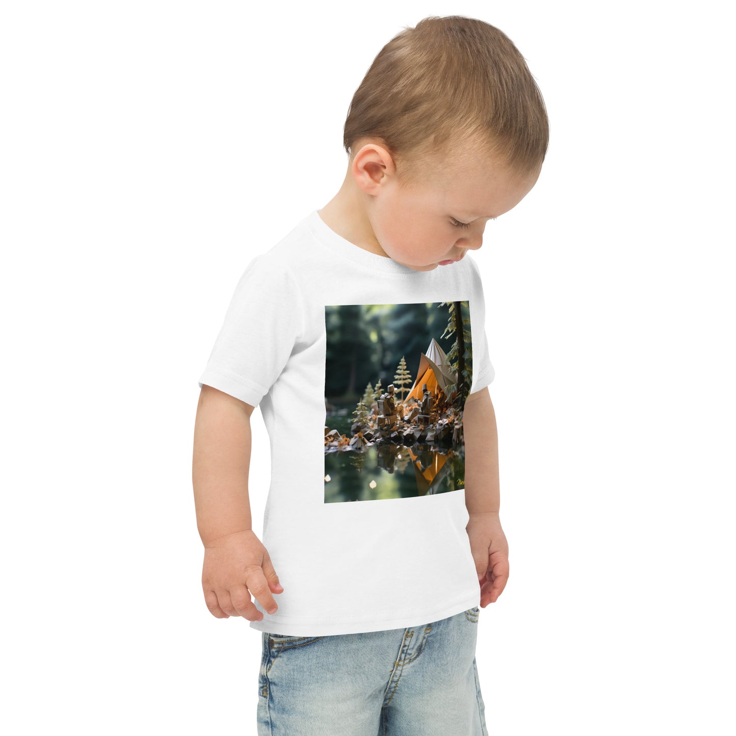 Relaxing By The Brook Series Print #10 - Toddler jersey t-shirt