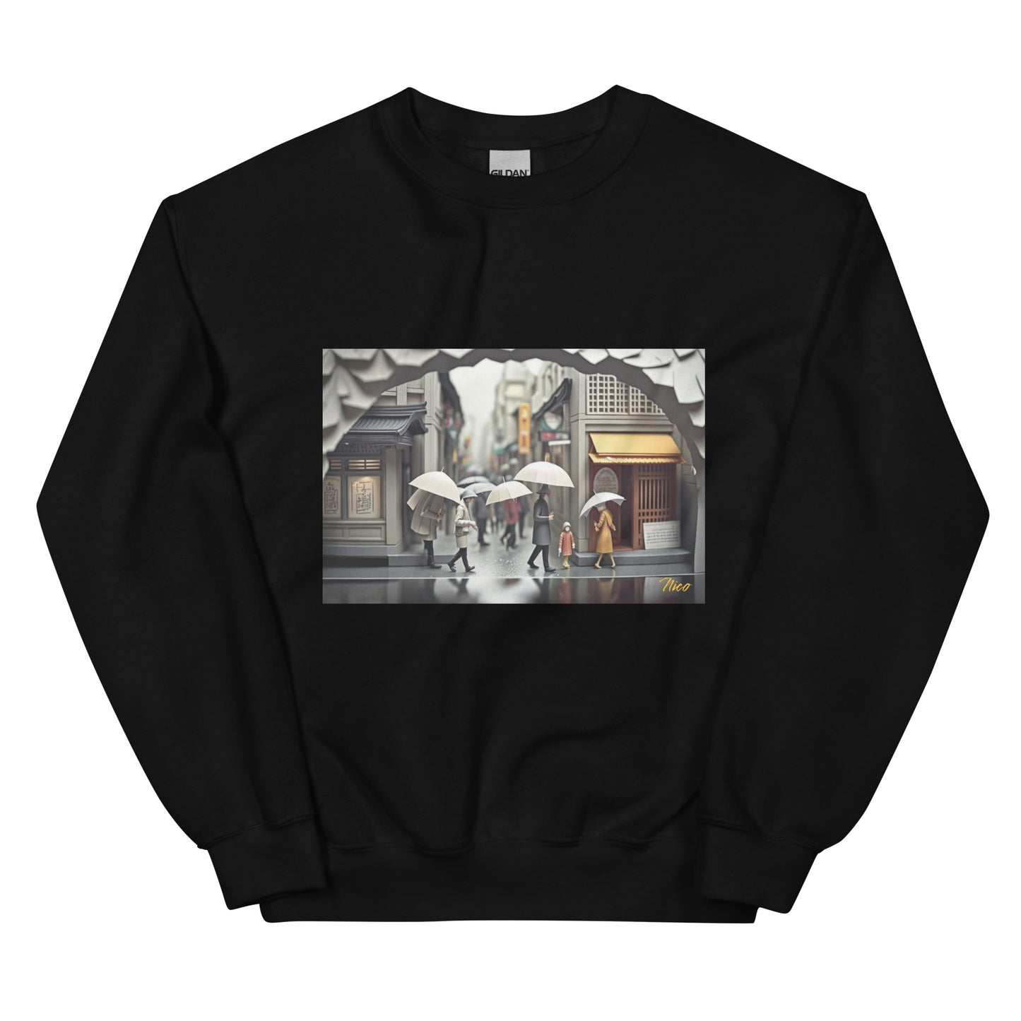 Oriental Rain Series Print #1 - Unisex Sweatshirt