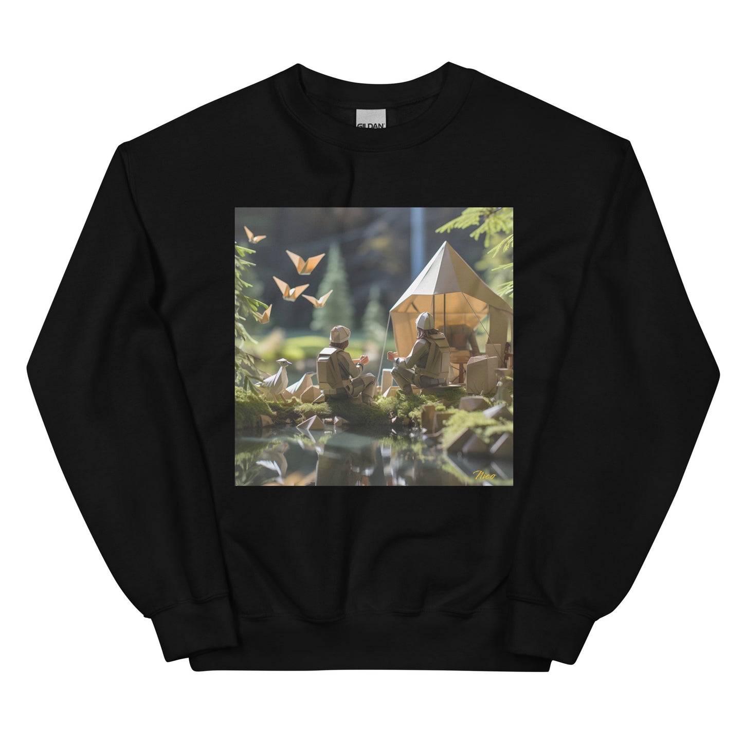 Relaxing By The Brook Series Print #5 - Unisex Sweatshirt