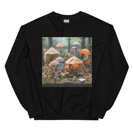 Camping In The Rain Series Print #2 - Unisex Sweatshirt