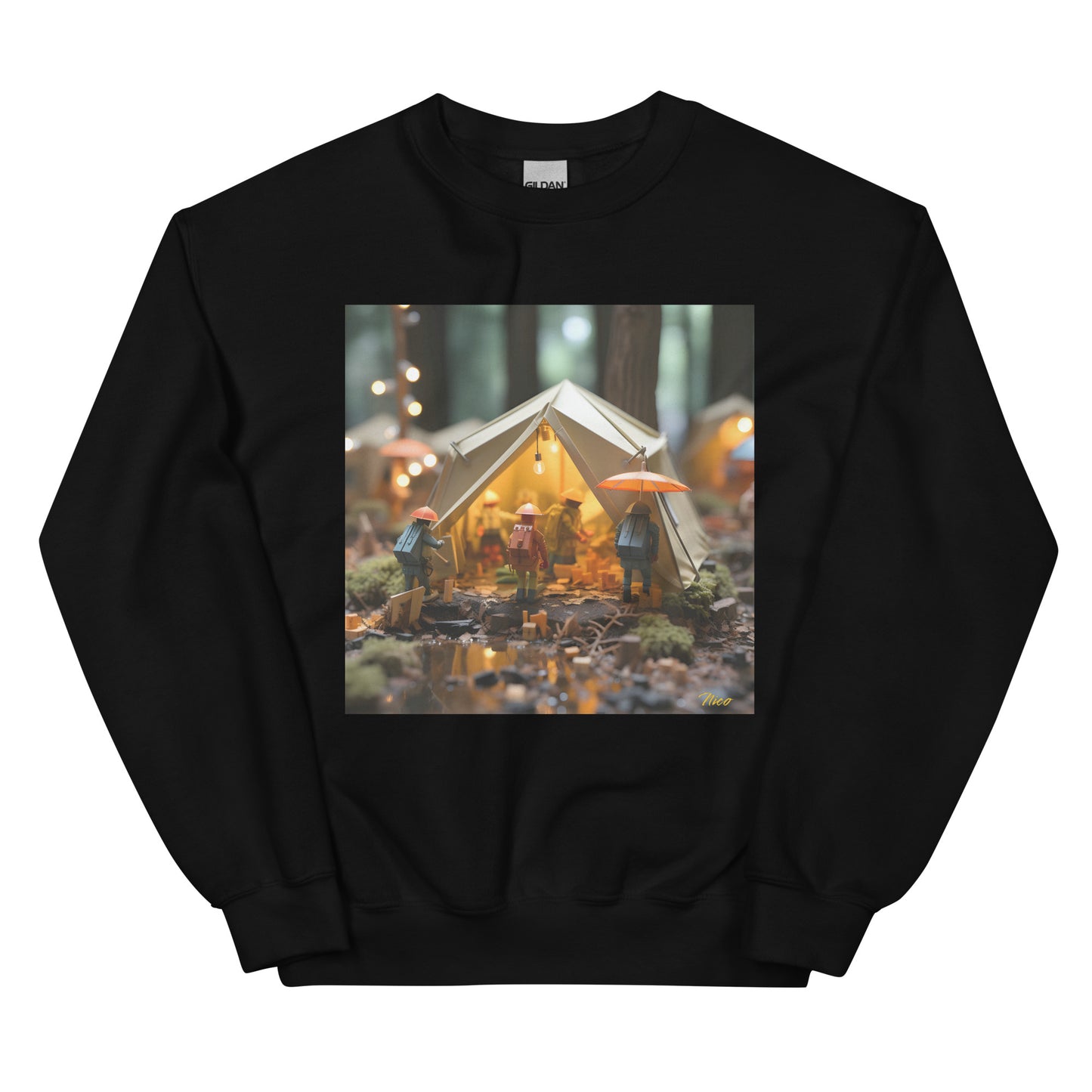 Camping In The Rain Series Print #5 - Unisex Sweatshirt