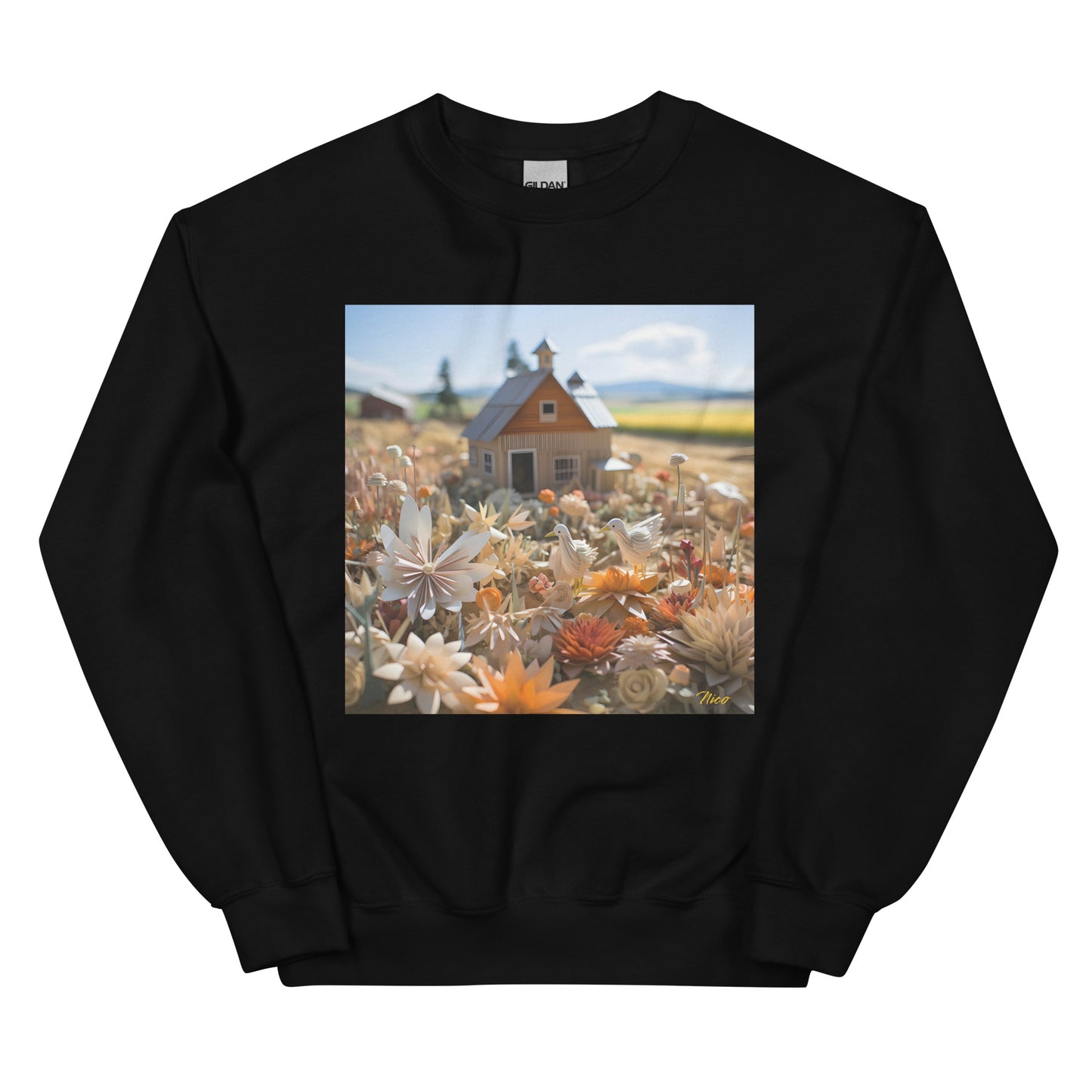 Meadow By The Farm Series Print #4 - Unisex Sweatshirt