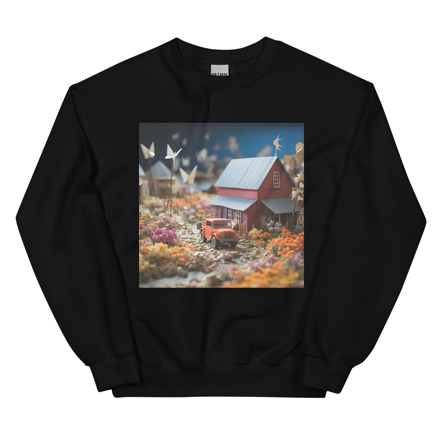 Meadow By The Farm Series Print #3 - Unisex Sweatshirt