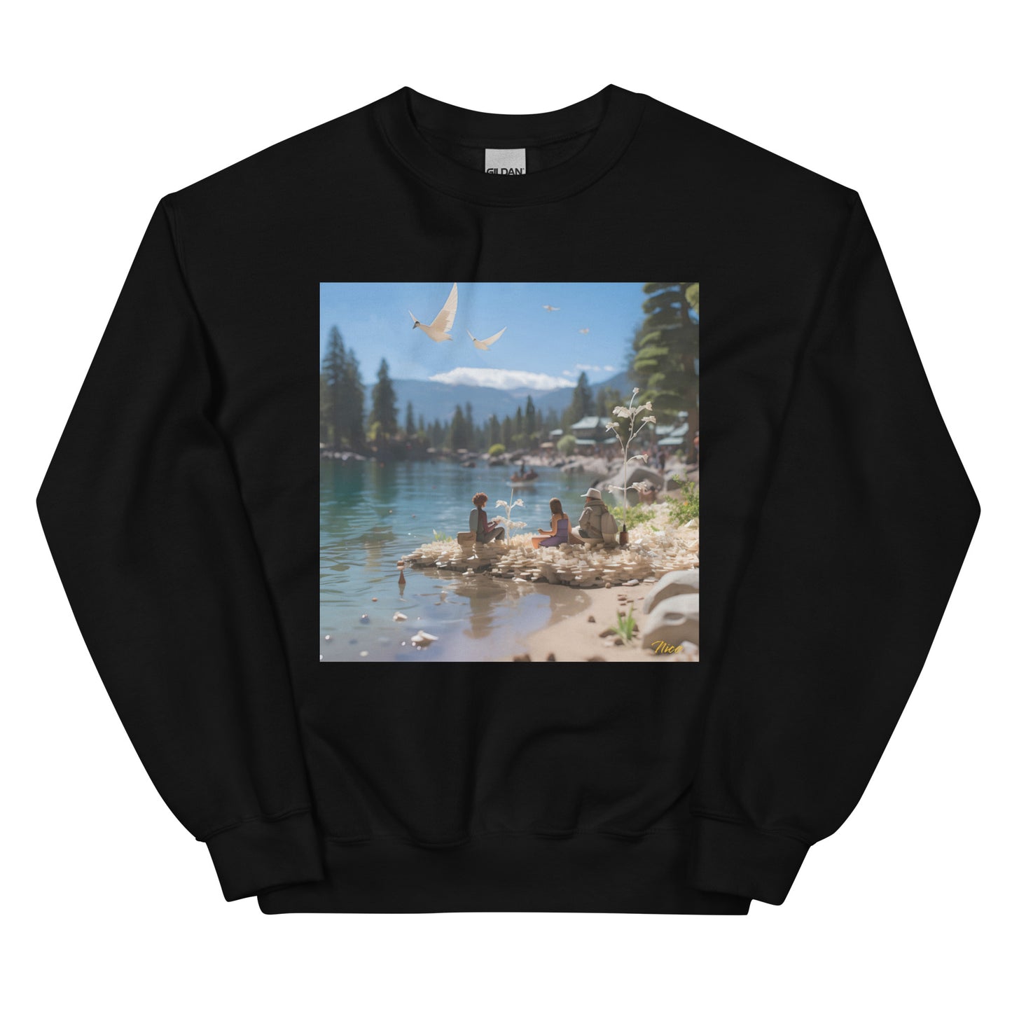 Mountain Lake Series Print #7 - Unisex Sweatshirt