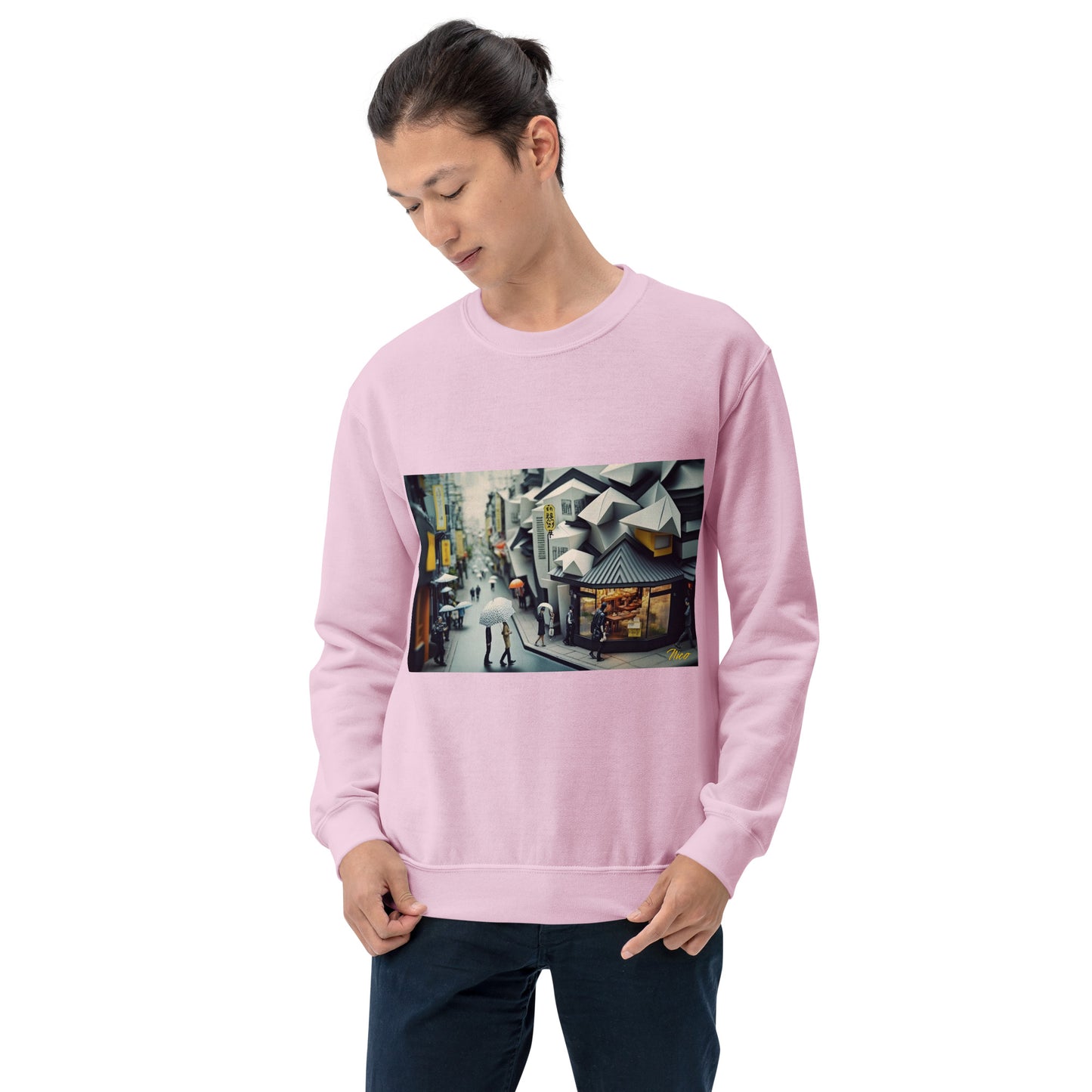 Oriental Rain Series Print #3 - Unisex Sweatshirt