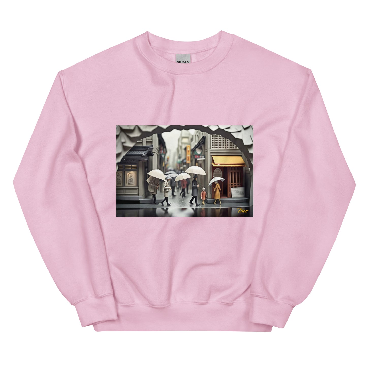 Oriental Rain Series Print #1 - Unisex Sweatshirt