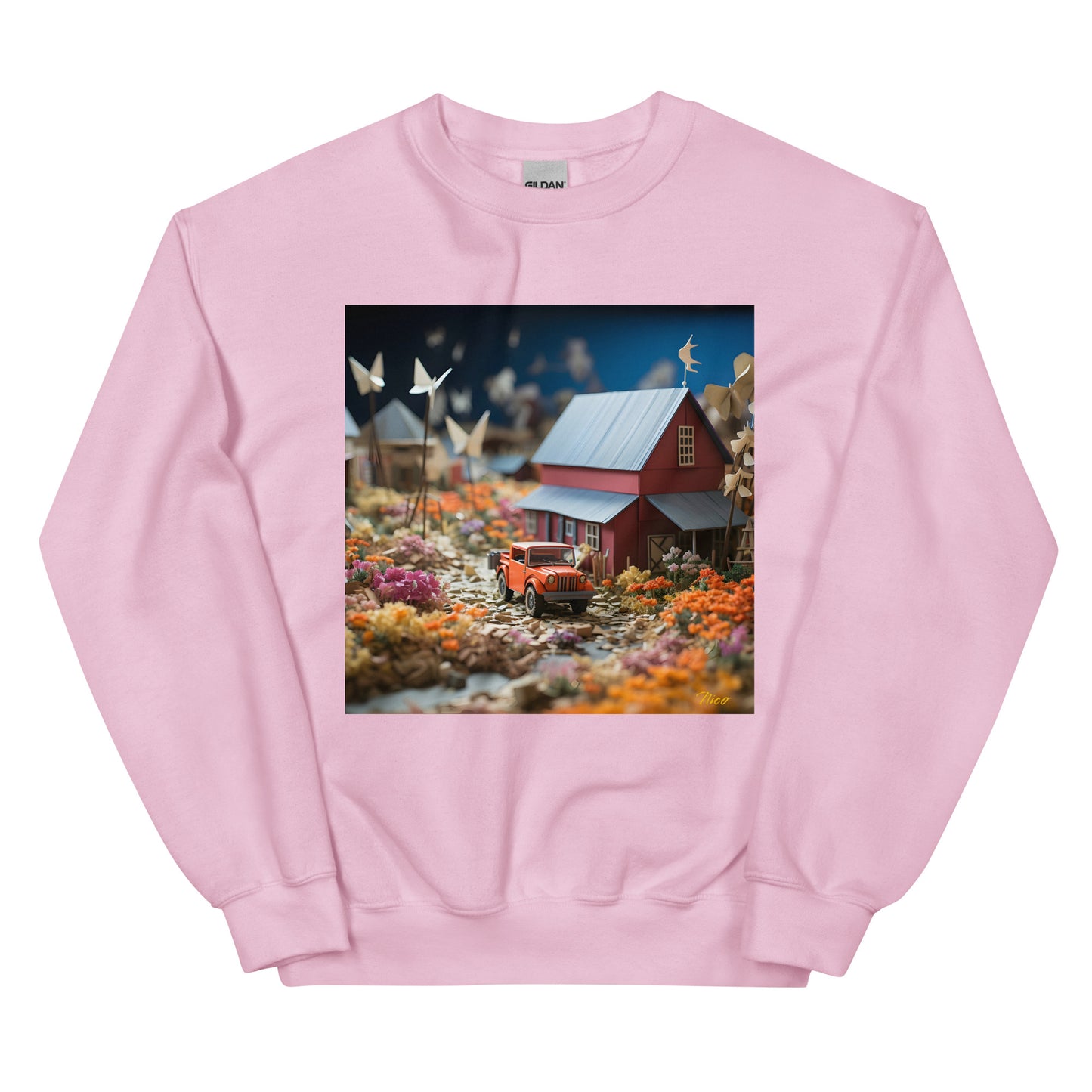 Meadow By The Farm Series Print #3 - Unisex Sweatshirt