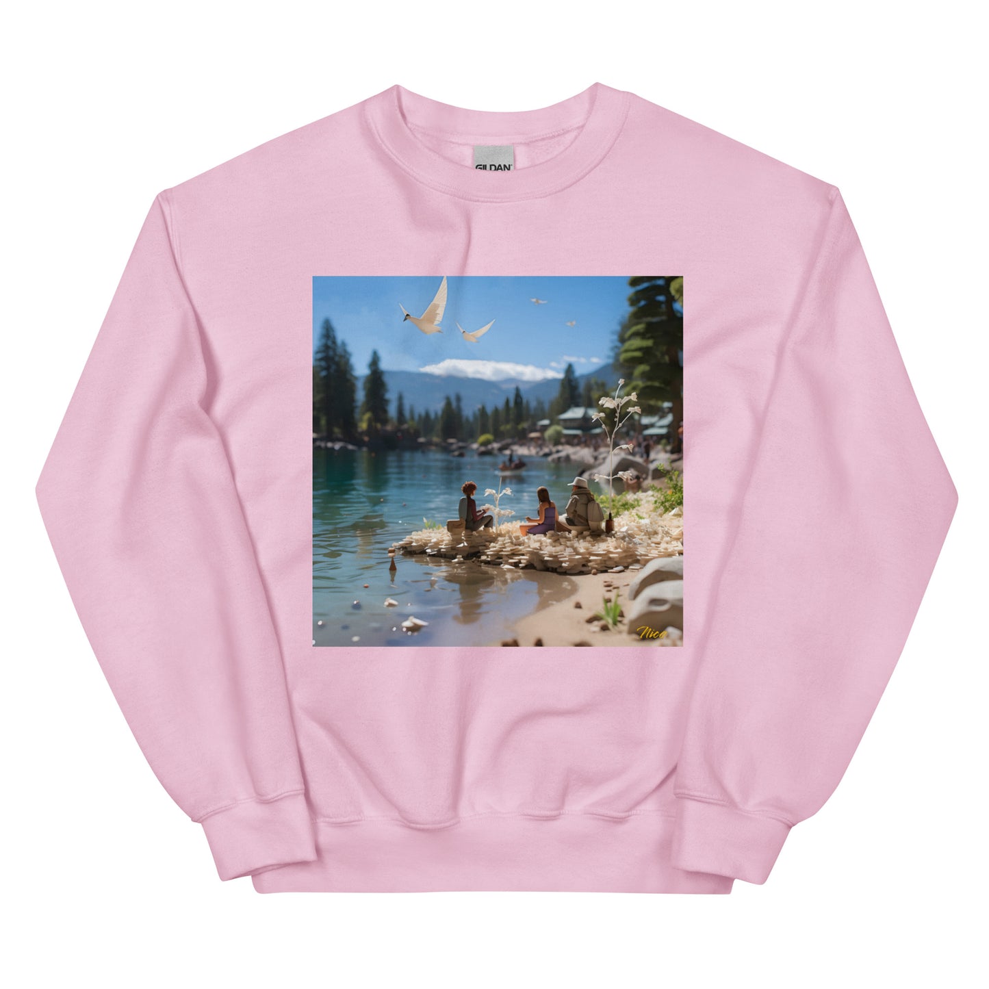 Mountain Lake Series Print #7 - Unisex Sweatshirt