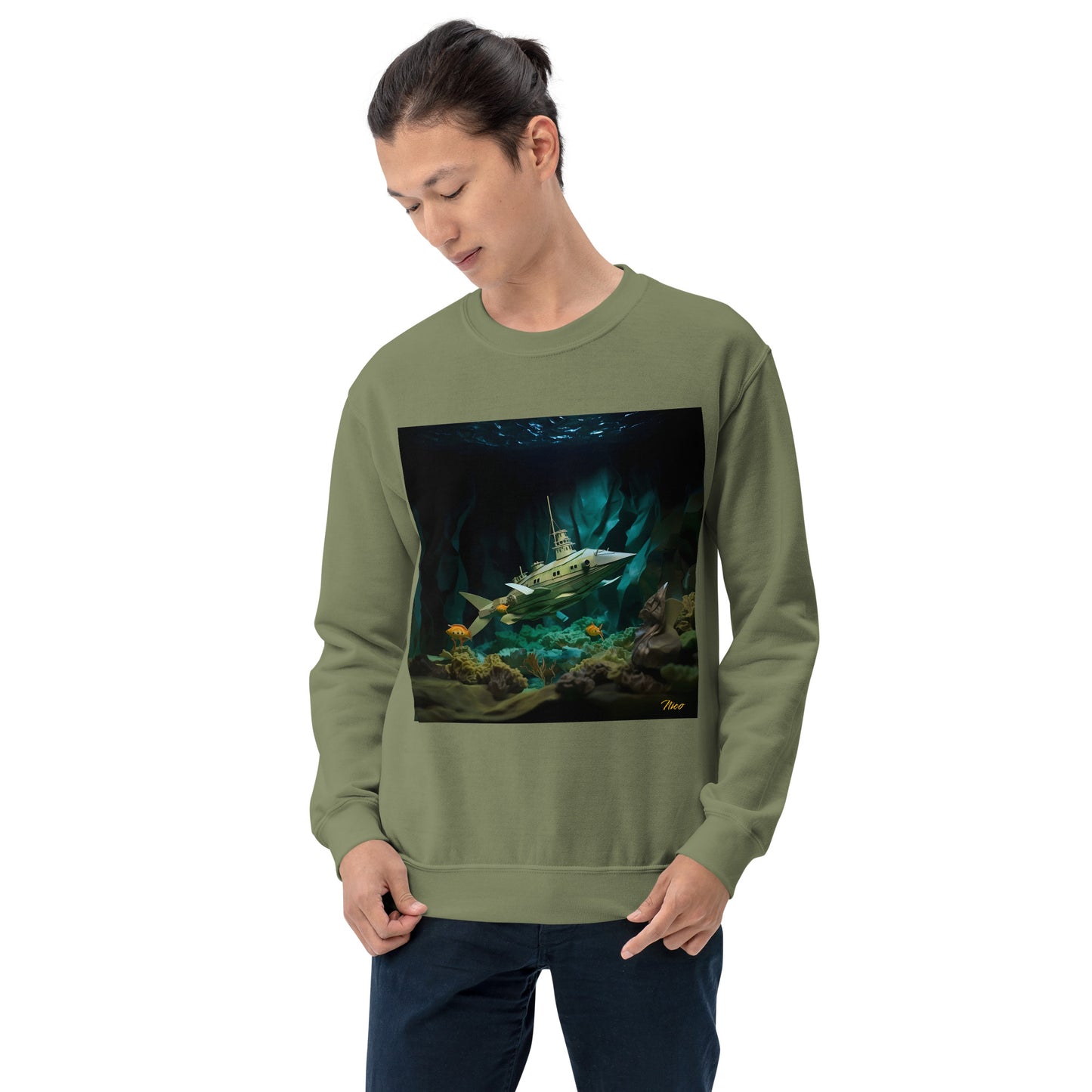 20,000 Leagues Under The Sea Series Print #8 - Unisex Sweatshirt