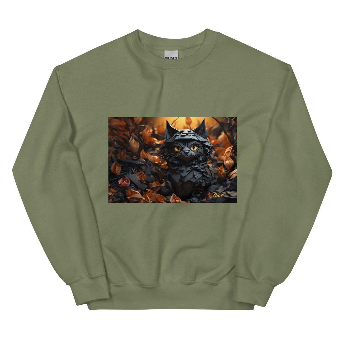 Halloween 2024 Series Print #2 "The Kitty Of Evil" Unisex Sweatshirt