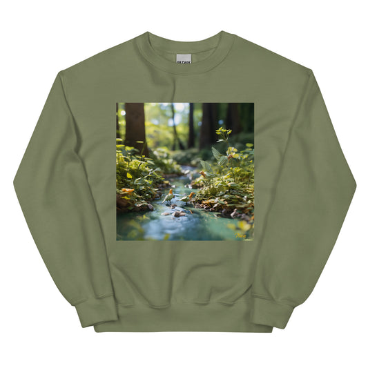 Relaxing By The Brook Series Print #8 - Unisex Sweatshirt