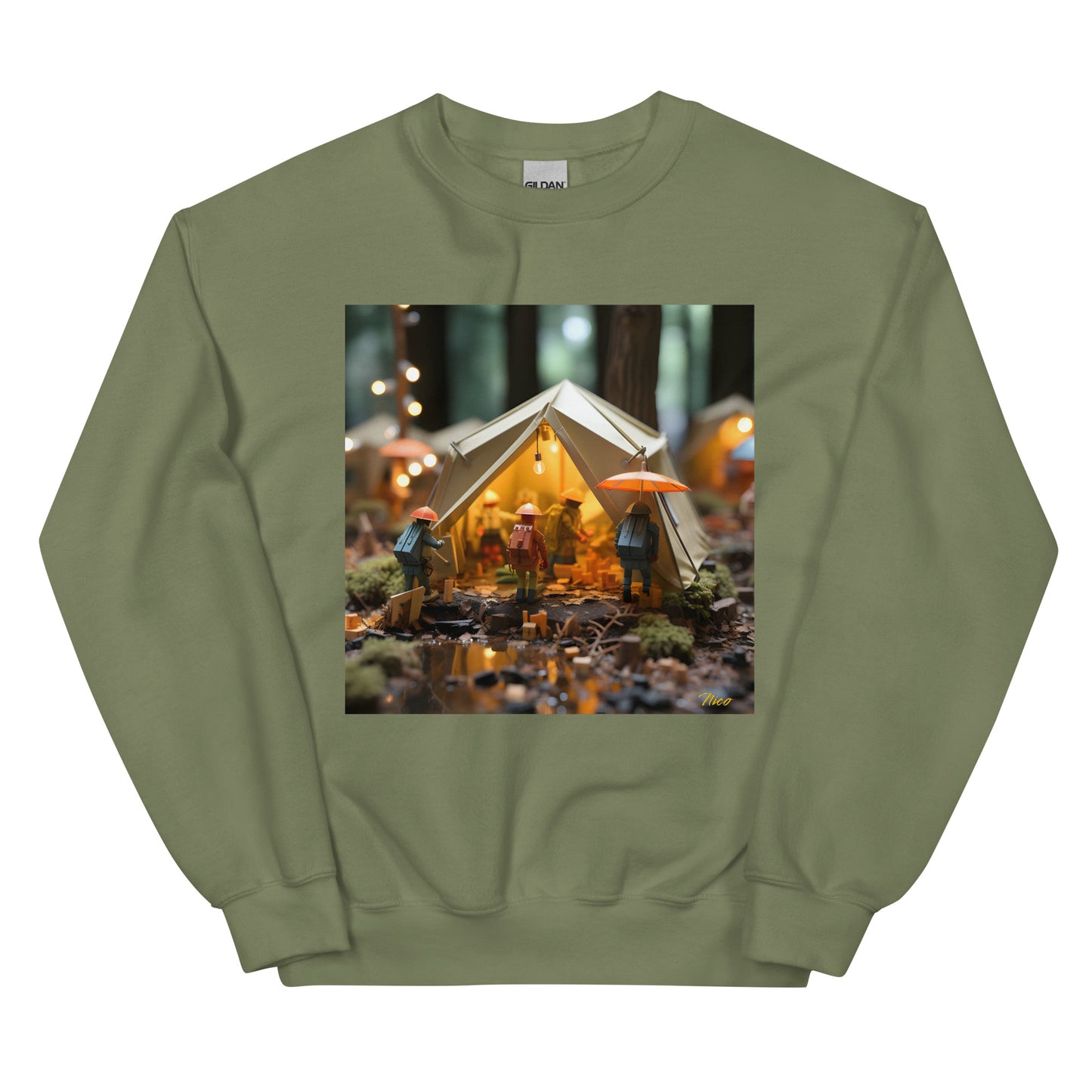 Camping In The Rain Series Print #5 - Unisex Sweatshirt