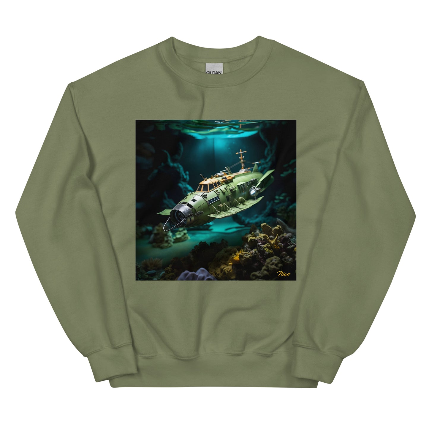 20,000 Leagues Under The Sea Series Print #10 - Unisex Sweatshirt