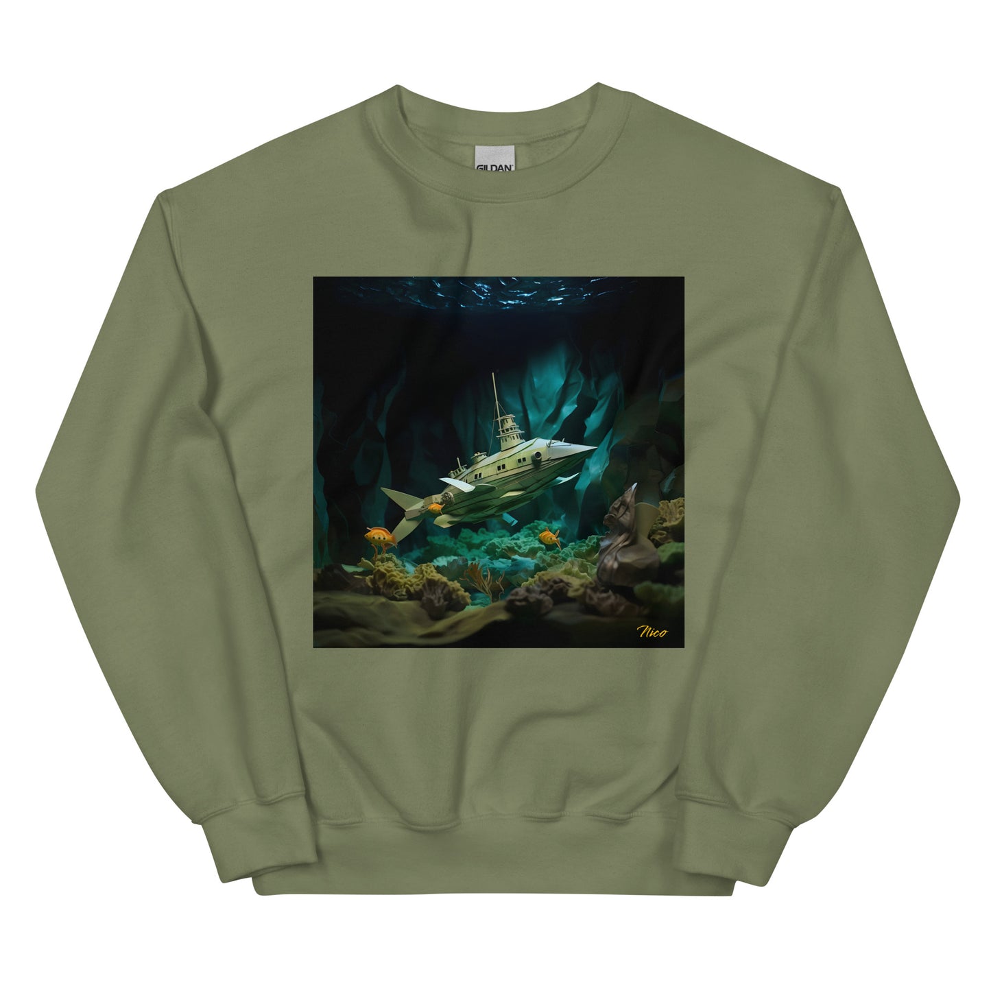 20,000 Leagues Under The Sea Series Print #8 - Unisex Sweatshirt