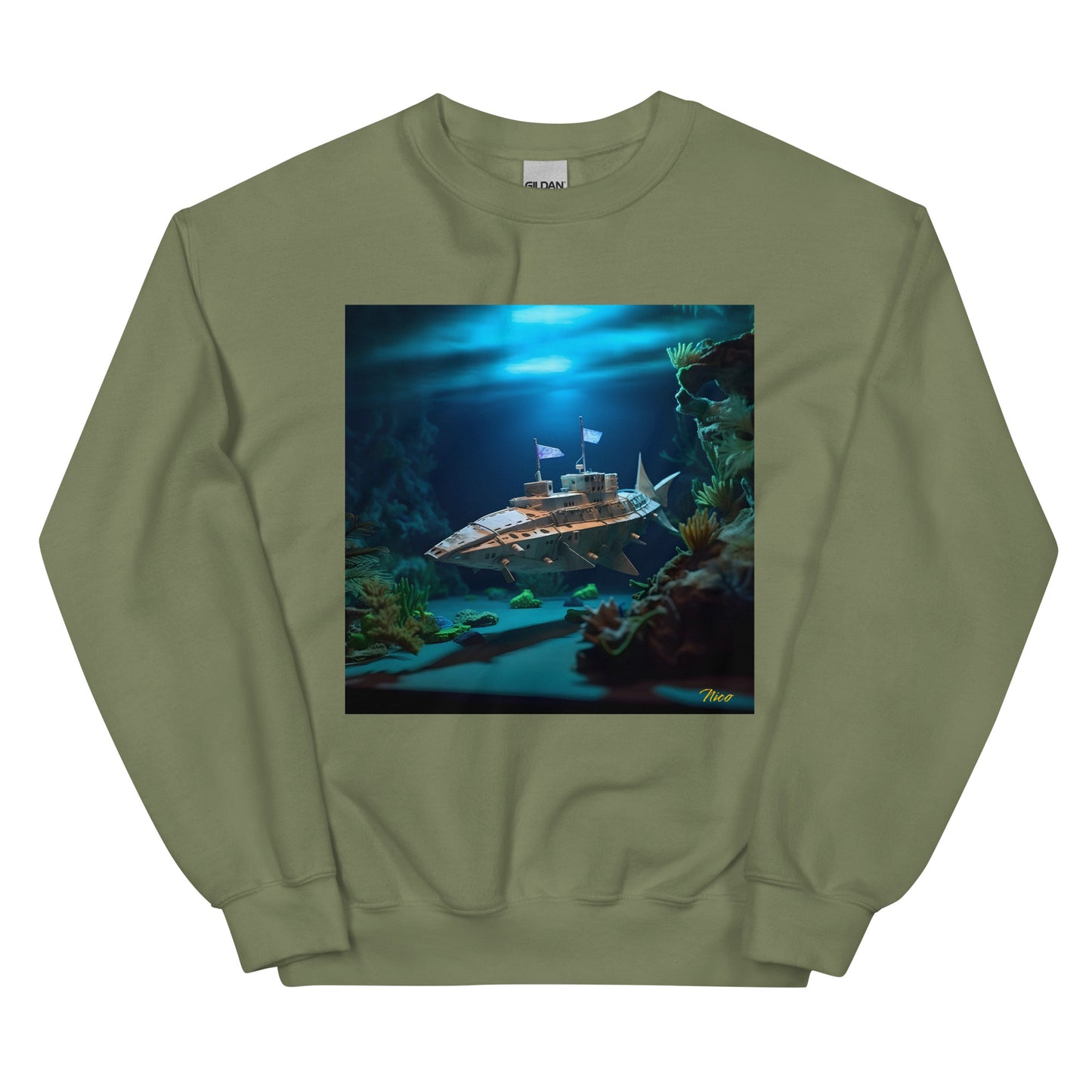 20,000 Leagues Under The Sea Series Print #3 - Unisex Sweatshirt