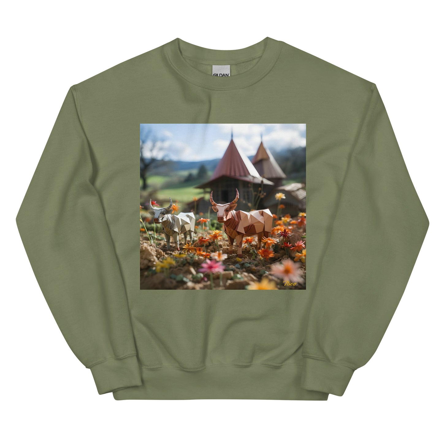 Meadow By The Farm Series Print #8 - Unisex Sweatshirt