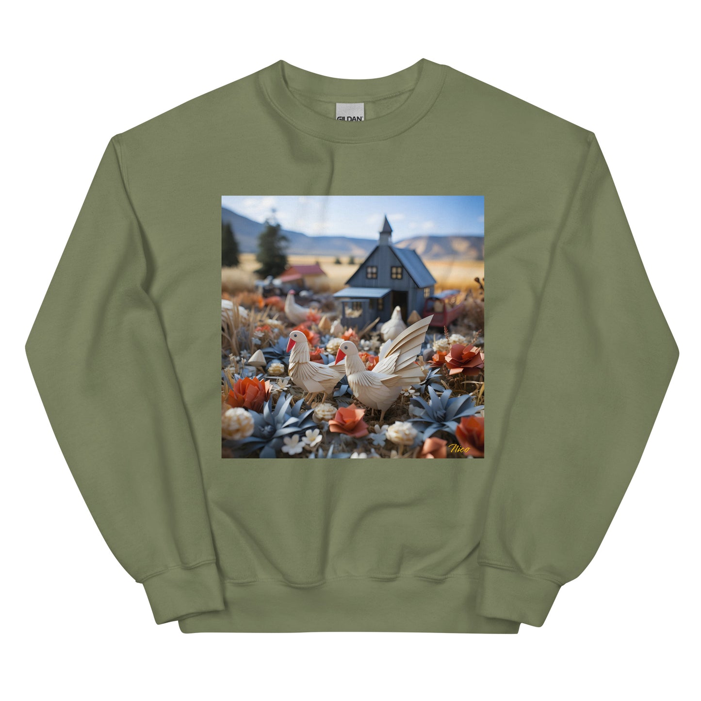 Meadow By The Farm Series Print #6 - Unisex Sweatshirt