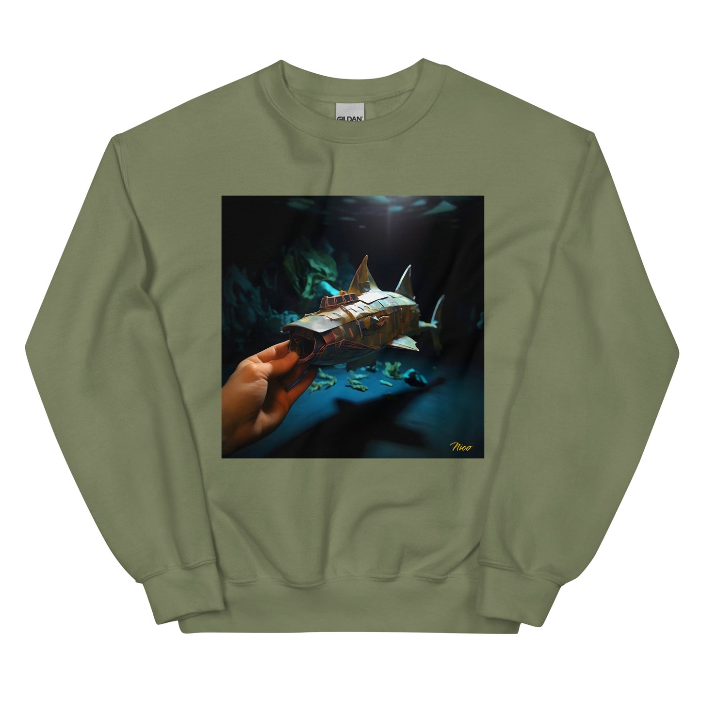 20,000 Leagues Under The Sea Series Print #4 - Unisex Sweatshirt