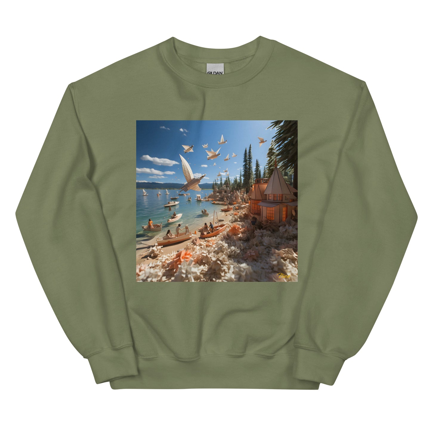 Mountain Lake Series Print #6 - Unisex Sweatshirt