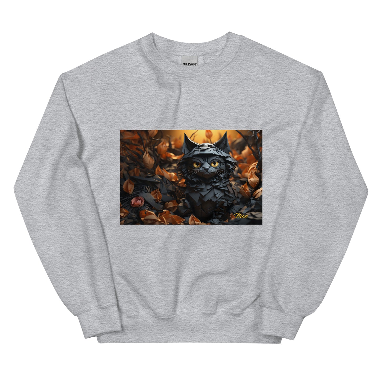 Halloween 2024 Series Print #2 "The Kitty Of Evil" Unisex Sweatshirt