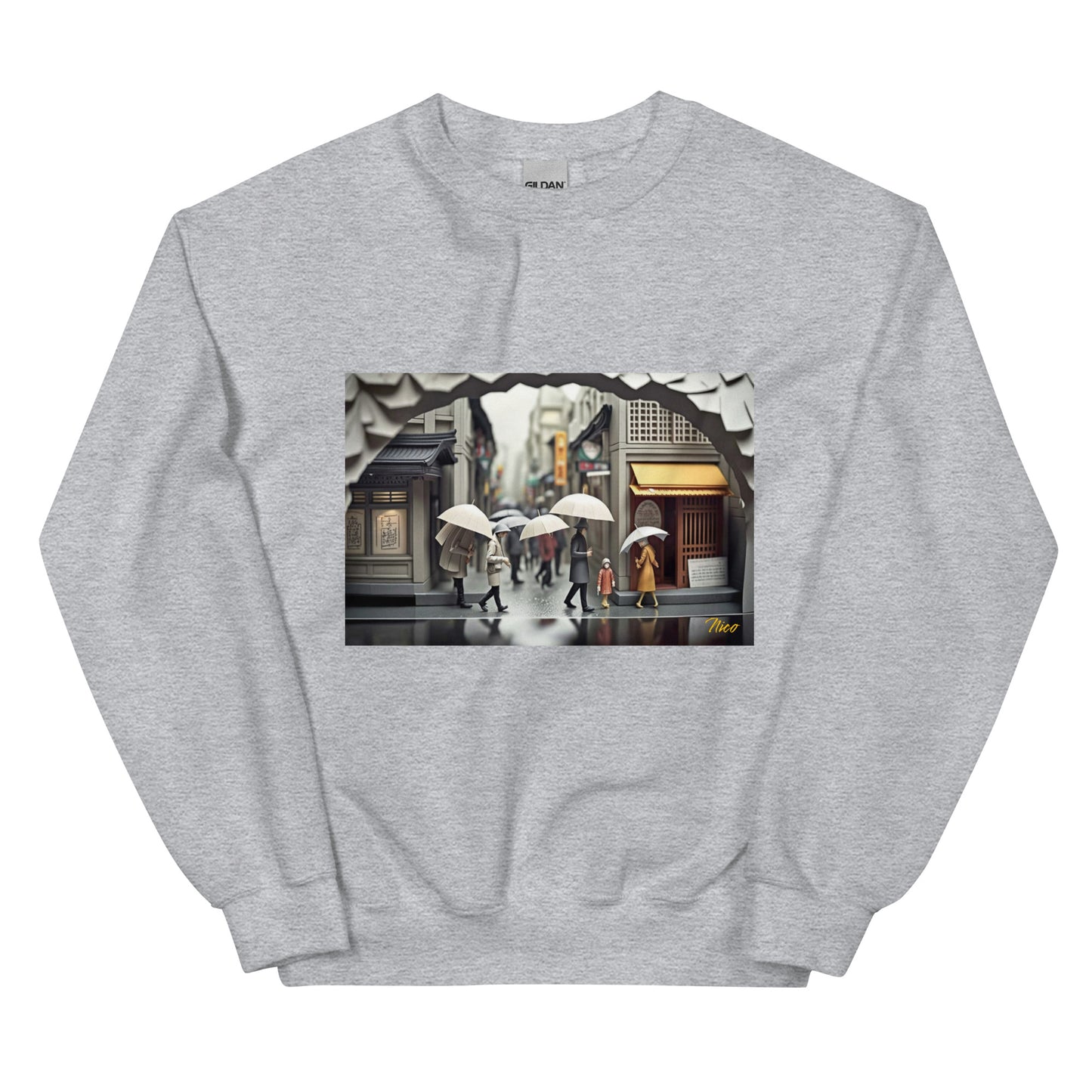 Oriental Rain Series Print #1 - Unisex Sweatshirt