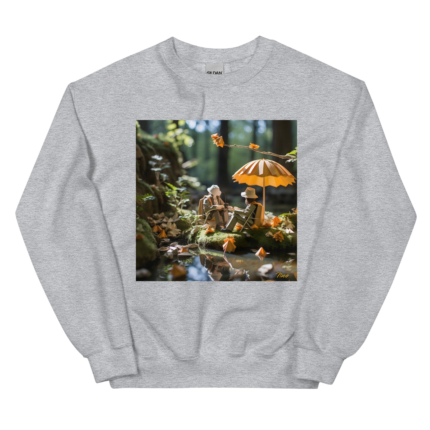 Relaxing By The Brook Series Print #2 - Unisex Sweatshirt