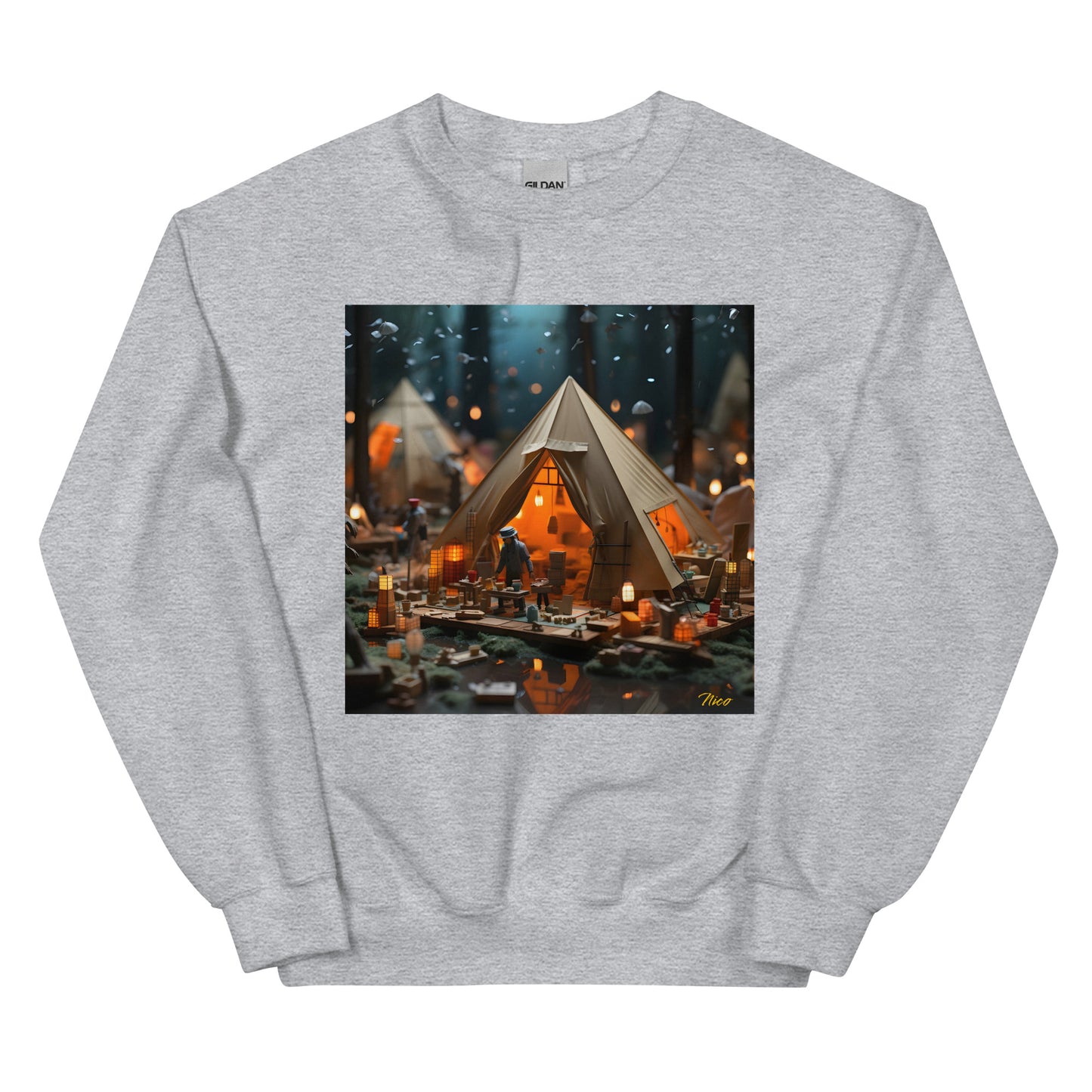 Camping In The Rain Series Print #8 - Unisex Sweatshirt