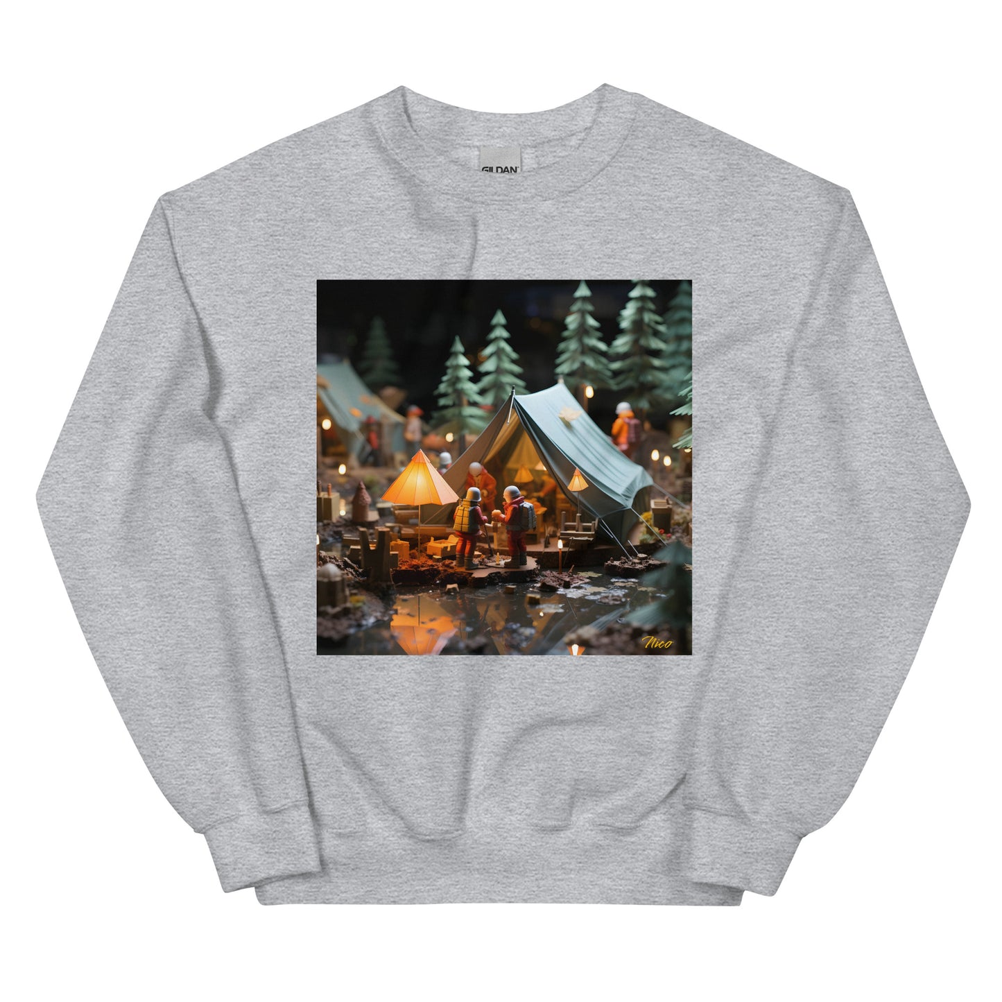 Camping In The Rain Series Print #7 - Unisex Sweatshirt