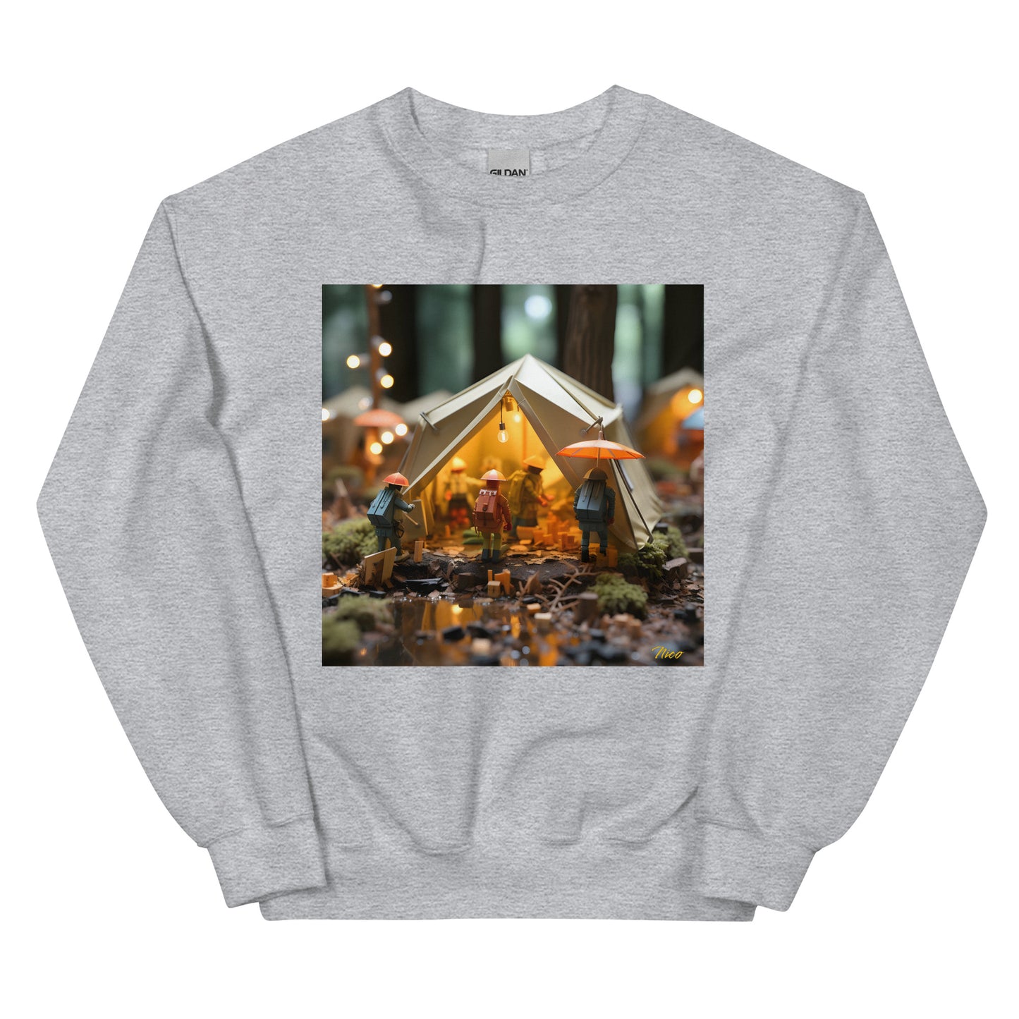 Camping In The Rain Series Print #5 - Unisex Sweatshirt