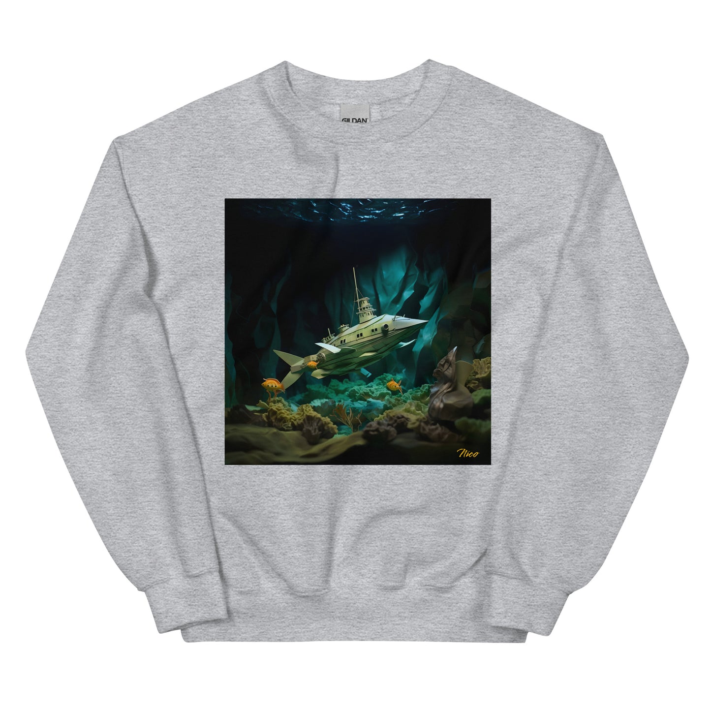 20,000 Leagues Under The Sea Series Print #8 - Unisex Sweatshirt