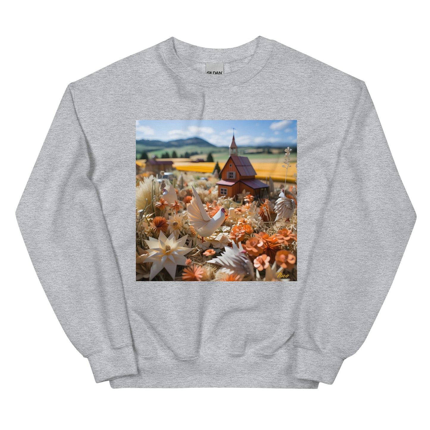 Meadow By The Farm Series Print #7 - Unisex Sweatshirt