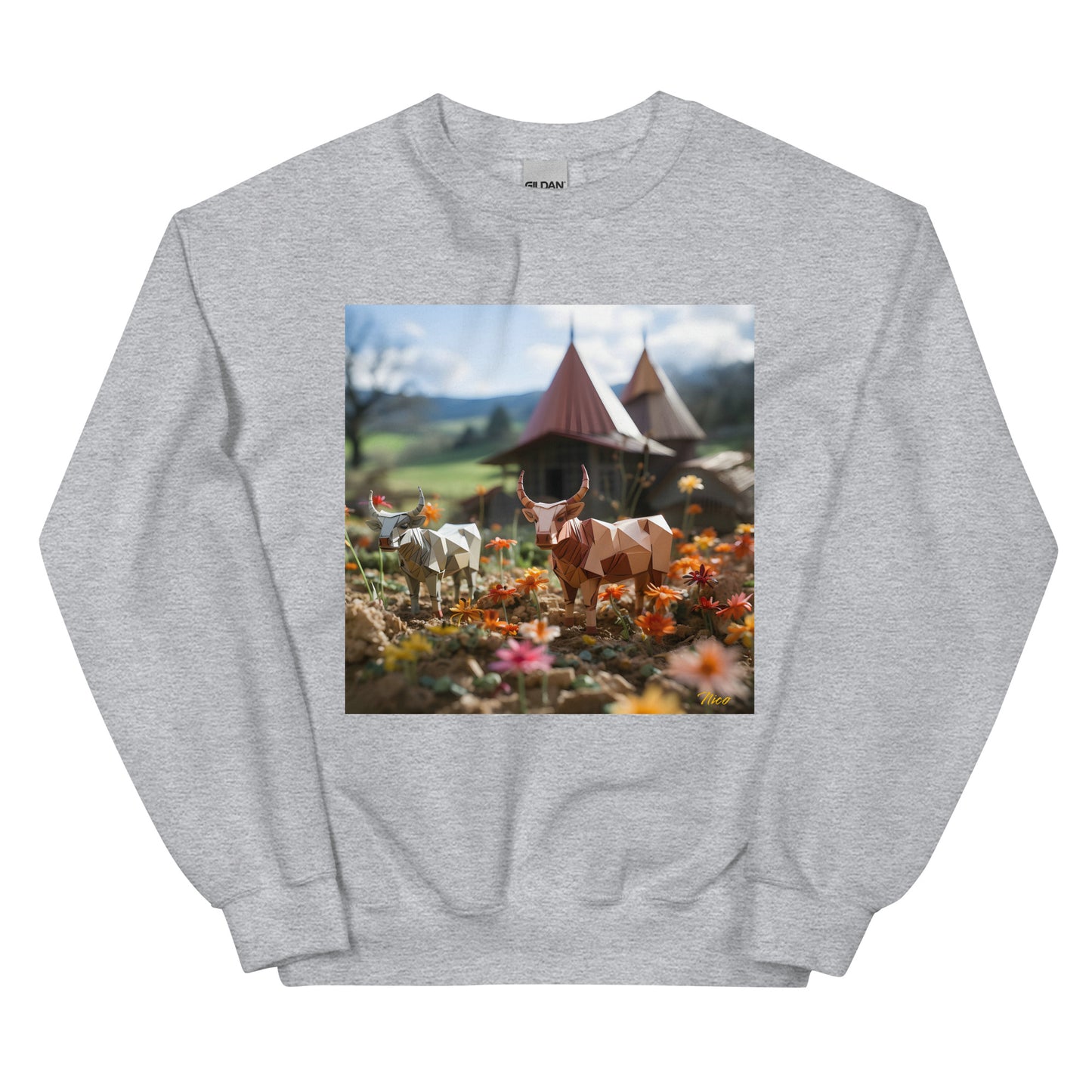 Meadow By The Farm Series Print #8 - Unisex Sweatshirt