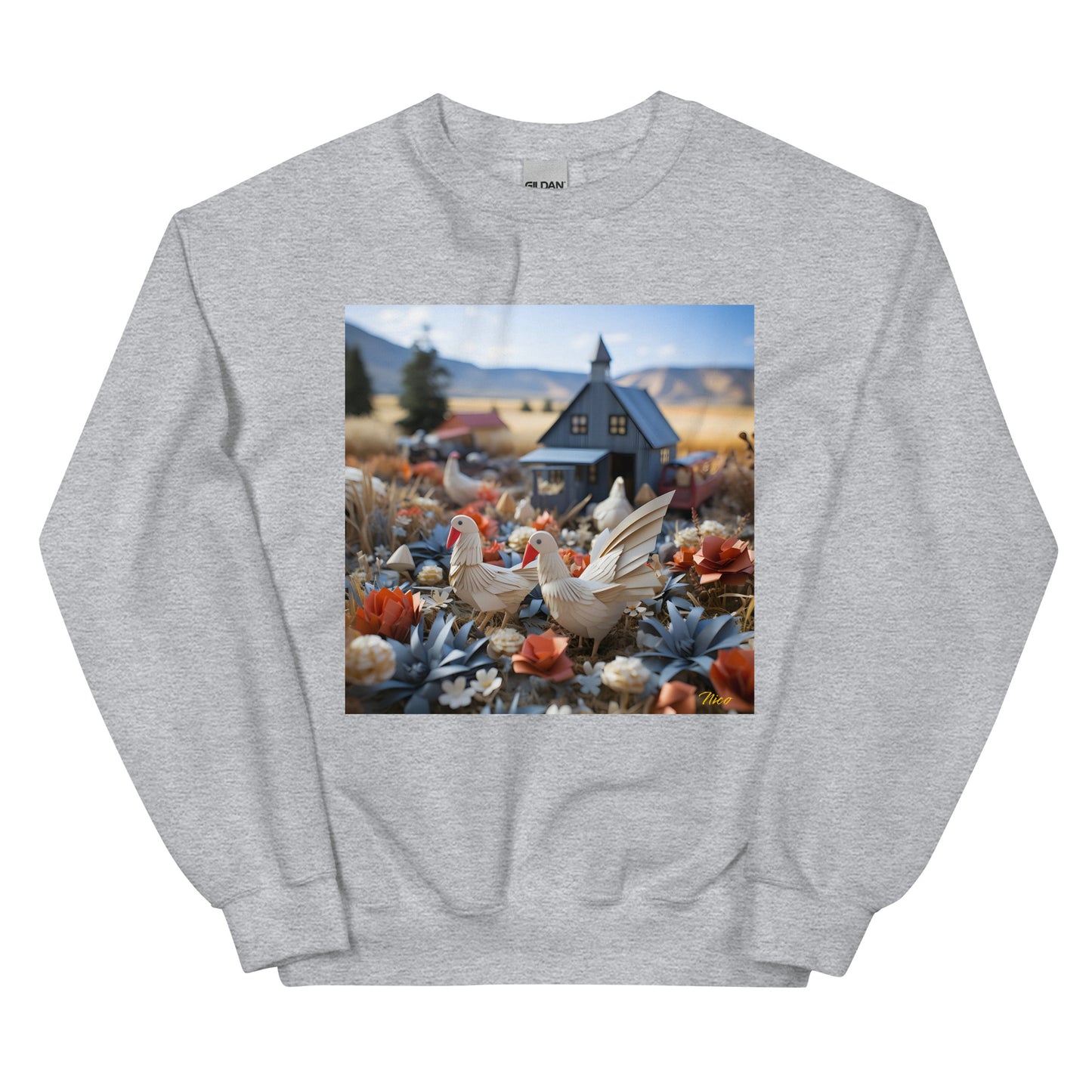 Meadow By The Farm Series Print #6 - Unisex Sweatshirt