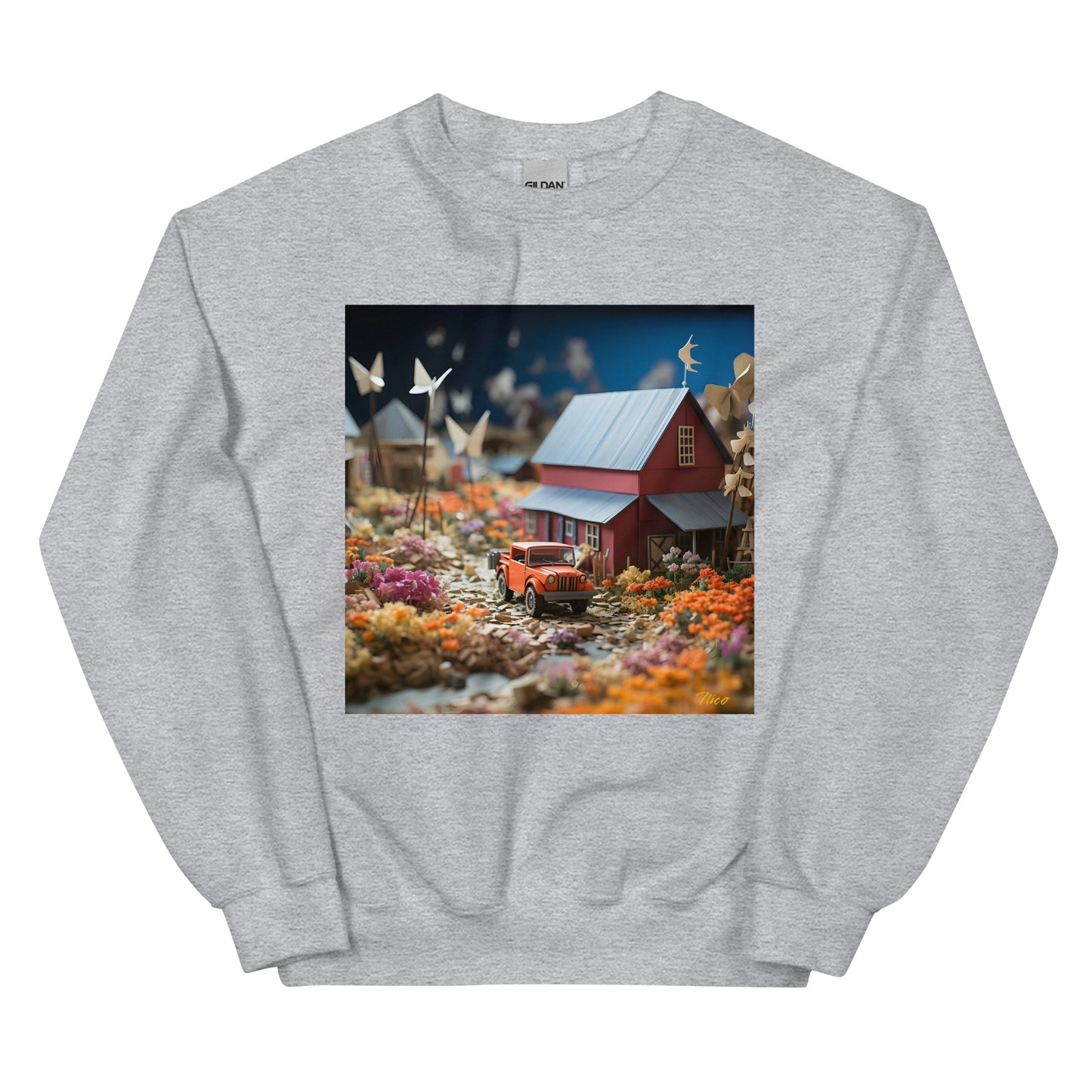 Meadow By The Farm Series Print #3 - Unisex Sweatshirt