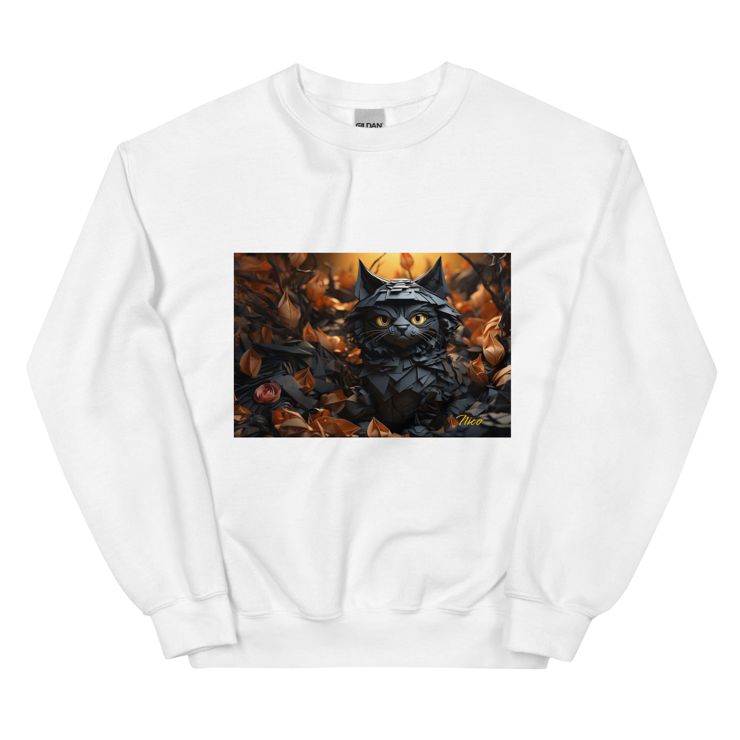 Halloween 2024 Series Print #2 "The Kitty Of Evil" Unisex Sweatshirt