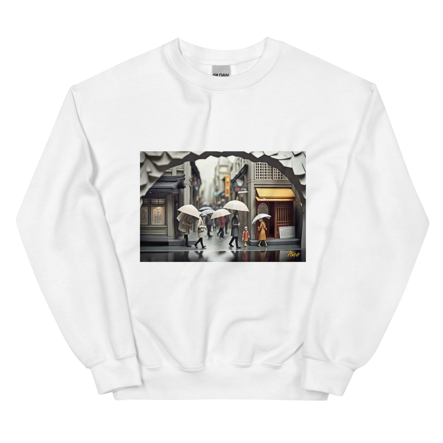 Oriental Rain Series Print #1 - Unisex Sweatshirt