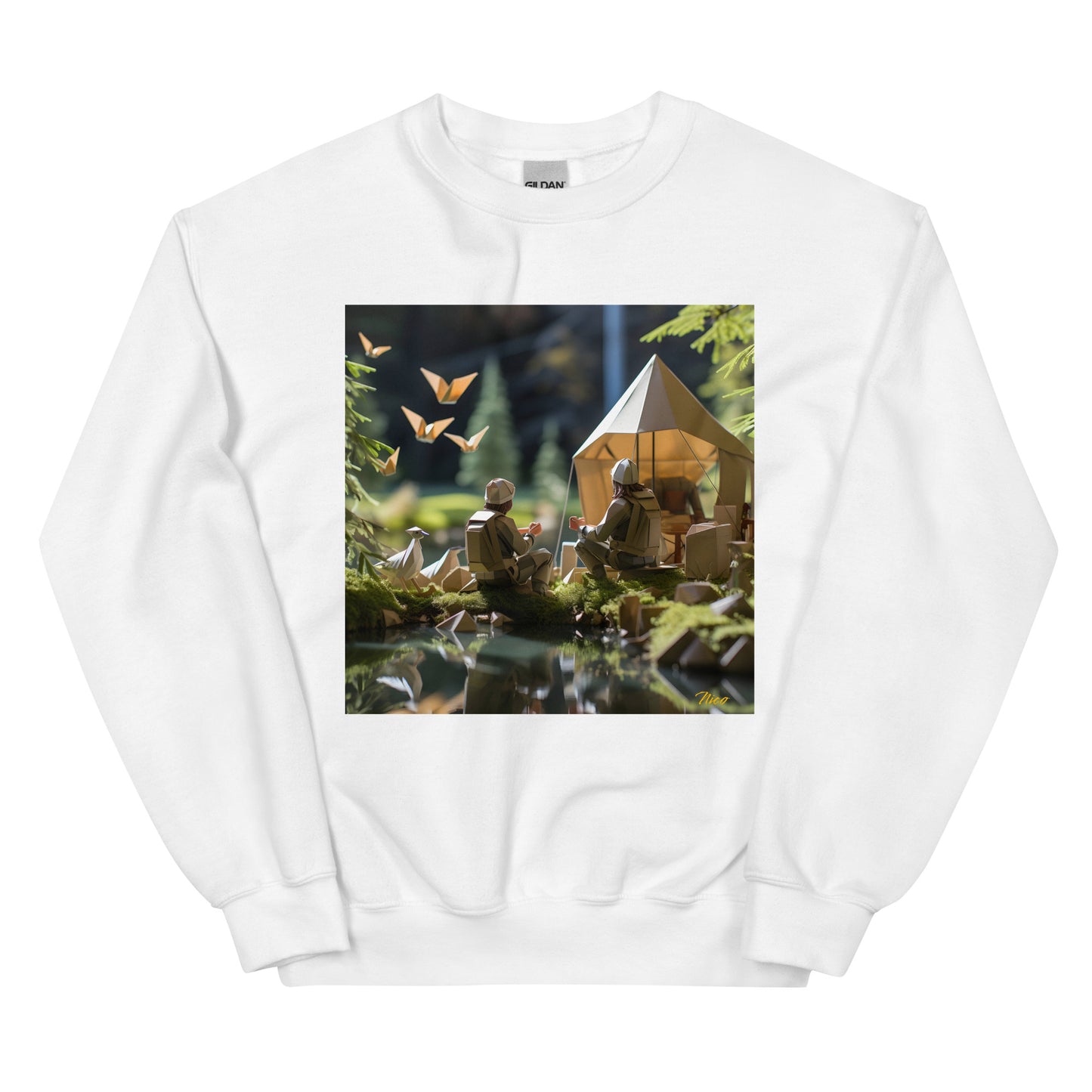 Relaxing By The Brook Series Print #5 - Unisex Sweatshirt