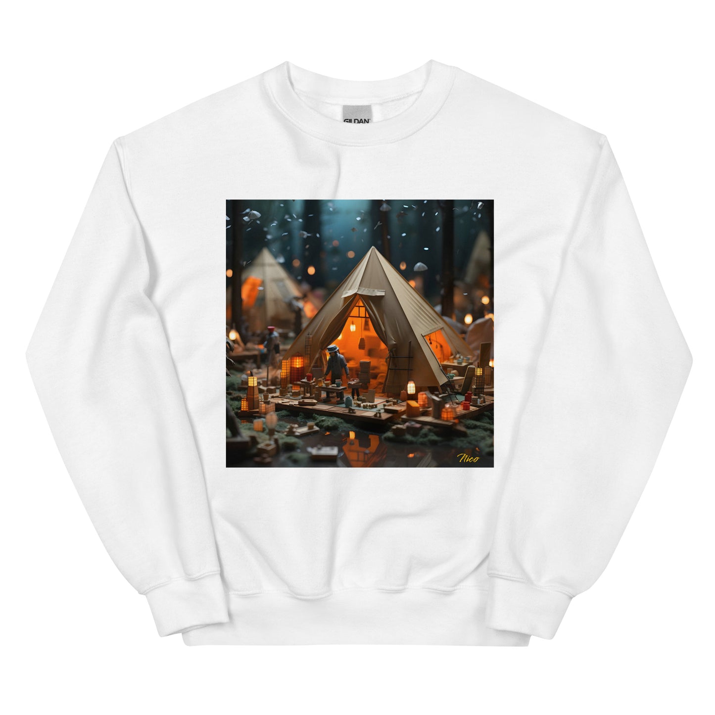 Camping In The Rain Series Print #8 - Unisex Sweatshirt